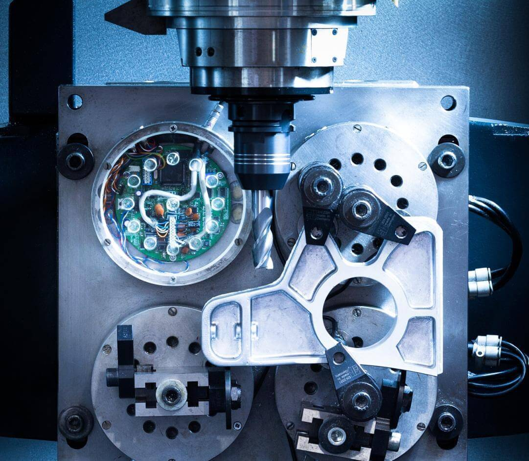 Ein Bohrer von einer Maschine