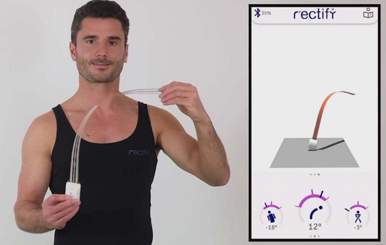 Vorstellung des Wirbelsäulensensors und wie die Daten digitalisiert werden.