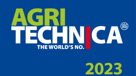 Banner zur Agritechna mit Datum und Veranstaltungsort
