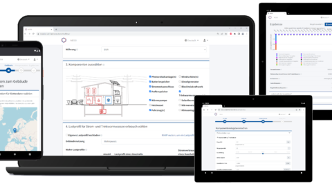 Verknüpfte Geräte mit der Web-Applikation