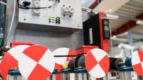 Maschine in Technik-Labor