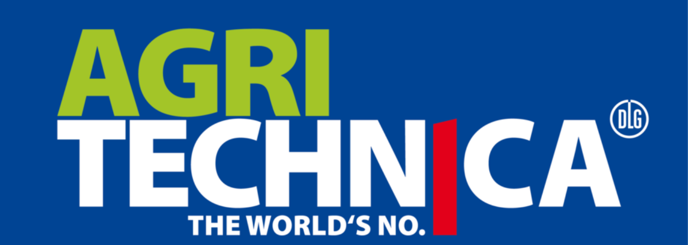 Banner zur Agritechna mit Datum und Veranstaltungsort